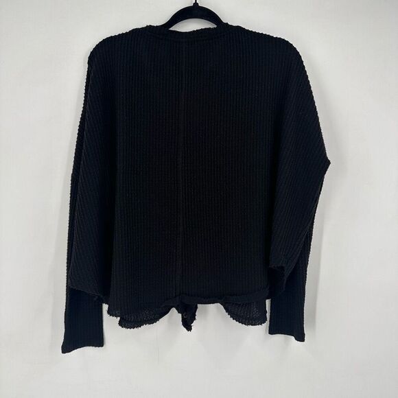 Urban Outfitters Out From Under Black Jojo Thermal Henley Shirt Size Small - Picture 8 of 12